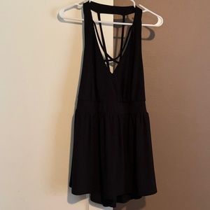Torrid sz 1 strappy peplum top.